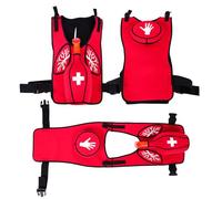 Gilet antisoffocamento, Set di giubbotto di addestramento Heimlich for adulti, con tappo for corpo estraneo con pacca sulla schiena, guida operativa, zaino multicolore