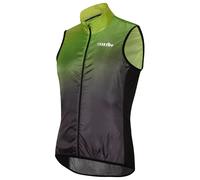 Gilet antivento Emergency Pocket verde neon/nero L