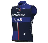 Gilet antivento GROUPAMA - FDJ 2023 blu scuro/bianco/rosso M