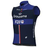 Gilet antivento GROUPAMA - FDJ 2024 blu scuro