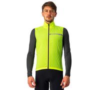 Castelli Gilet Squadra Stretch Uomo Giallo Grigio