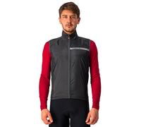 Gilet da ciclismo Castelli Squadra Stretch nero chiaro/grigio scuro da uomo (XXL)