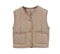 Gilet Bambino con Zip in Pile Caldo Giubbotto Tinta Unita Bambini Top Casual Moda Cappotto Senza Maniche in Velour Smanicato Piumino Antivento e Impermeabile Invernale Ragazzo Ragazza per 1-8 Anni