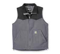 Gilet Carhartt Montana Duck colore ombra/nero