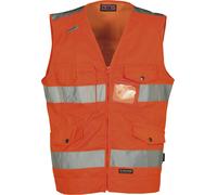 GILET CASACCA ALTA VISIBILITA' LAVORO PAYPER MASTER CATARIFRANGENTE BANDE 3M