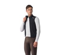 Gilet Castelli Antivento Espresso 2 Nero Bianco, Taglia XS.