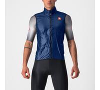 Gilet a vento Castelli Aria blu brillante - S