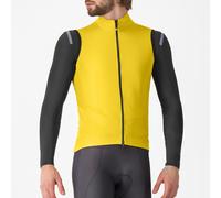Gilet a vento Castelli Perfetto Air Rosso Corsa giallo mango - L