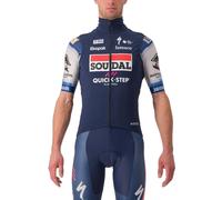 Gilet Castelli Perfetto RoS 2 Blu Belgio Soudal Quick-Step, Taglia M