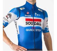 Castelli pro light wind soudal quick step 2024 windproof vest blue
