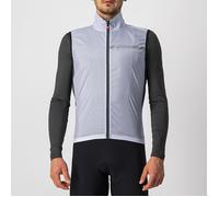 Gilet a vento sottile Castelli Squadra Stretch argento grigio scuro - 3XL