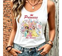 Gilet casual da donna del marchio Disney. La serie Disney rappresenta coraggio, gentilezza e sogni. Un capo estivo sexy, la scelta ideale per le vacanze al mare, il fitness e il tempo libero in estate