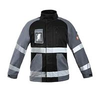 Gilet Catarifrangente Giacca A Righe Riflettenti in Cotone, Gilet Riflettente Ad Alta visibilità, per Sport all'Aria Aperta, Viaggi Notturni, Ciclismo Giubbotto di Sicurezza(XXL)