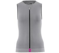 gilet ciclismo donna senza maniche Estate NS Skin Layer P1 grigio chiaro XS-S