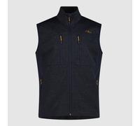 Gilet CMP Campagnolo Uomo Smanicato In Softshell Jacquard 36A5687 M862 Blu