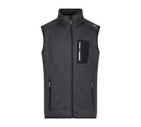 CMP, Gilet da uomo, Nero-Glacier, 46