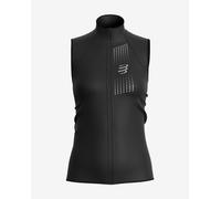 Gilet Compressport Hurricane nero donna - L