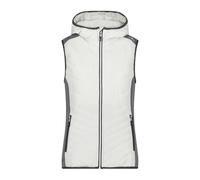 Gilet con cappuccio ibrido donna CMP Blanc S