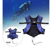 Gilet con pesi da sub Gilet in neoprene, uomo donna con gilet con 6 tasche di