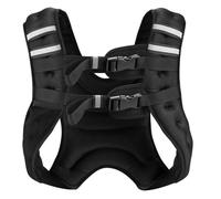 Gilet con peso integrato da 8 kg, nero