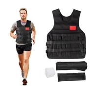 Gilet Con Zavorra, 20 Kg Con 4 Sacchi Di Sabbia Gilet Da Allenamento Regolabile per Allenamento Allenamento Della Forza Corsa Fitness Sviluppo Muscolare