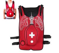 Gilet Da Addestramento Heimlich, Gilet Da Addestramento For Simulazione Di Ostruzione Delle Vie Aeree Con Tiro Alla Schiena, Spallacci Regolabili E Cintura In Vita, Funzionamento Intuitivo(Adults)