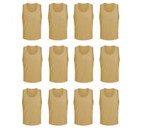 gilet da allenamento per il calcio da 12 pezzi,Gilet da Allenamento Calcio Riutilizzabile,Quick Dry Football Training Vest,Adatto per sport,feste,attività all'aperto,sport di squadra
