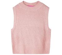 Gilet da Bambina Lavorato a Maglia Rosa Chiaro 116