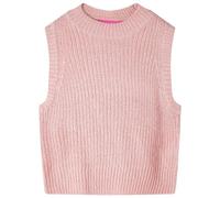 Gilet da Bambina Lavorato a Maglia Rosa Chiaro 92