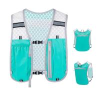 Gilet da corsa da uomo leggero da allenamento con tasca per telefono | Gilet da corsa leggero per equitazione all'aperto, corsa, escursionismo, viaggi, sport per adulti