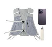 Gilet da corsa da uomo | Zaino a soffietto d'acqua, gilet idratante traspirante versatile per escursioni a piedi corsa ciclismo all'aperto