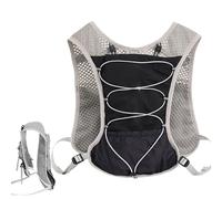 Gilet da corsa - Gilet idratante | Zaino idratante | Gilet acquatico | Zaino riflettente impermeabile da 5 l | Attrezzatura sportiva regolabile ad asciugatura rapida traspirante per ciclismo