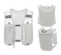 Gilet da corsa per l'idratazione, leggero e compatto, adorabile gilet compatto per idratazione, borsa per telefono, zaino da corsa stabile per ciclismo, escursionismo, donna
