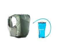 Gilet da corsa Salomon Active Skin 12 RESERVOIR Laurel Wreath/L