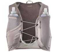 Salomon - Gilet de Trail - Grvl Skin 4 Set Iron/Silver Cloud - Taglia XL - Grigio