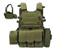Gilet Da Di Sicurezza - Materiale In Nylon Nero, Guscio Esterno Rinforzato, Uniforme Versatile Per Le Forze 'ordine, Soluzione Durevole Per Attrezzature Per Applicazioni Legali Multitasche