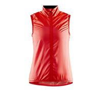 Craft Essence Light Wind Gilet Arancione XS Donna Shock