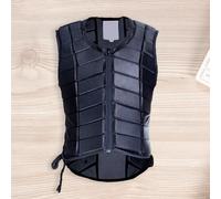 Gilet da equitazione imbottito per donna e uomo traspirante protettivo gilet