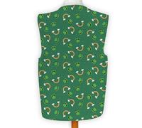 Gilet Da Festa Di San Patrizio Con Design Arcobaleno - Costume Novità (4 Taglie)