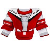 Gilet da hockey per portiere CCM YTflex 3 White/Red Youth L/XL