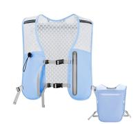 Gilet Da Idratazione Running | Zaino Idrico Regolabile Per Corsa | Borsa per Telefono con Sacca Idrica, Antiscivolo e Leggera, per Uomini e Donne, Maratone, Gare, Escursionismo e Campeggio