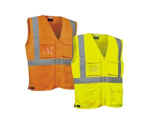 Gilet da lavoro ad alta visibilità Cofra Seki