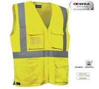 Gilet da lavoro alta visibilità COFRA SEKI giallo fluo