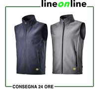 Gilet da lavoro Diadora Shell Vest Level in softshell 280 gr/mq invernale