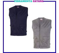 Gilet da Lavoro Estivo Uomo Smanicato Multitasche U Power Abbigliamento con Zip
