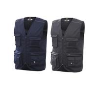 Gilet da lavoro multitasche Siggi Chrome 20GT0147
