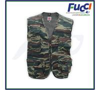 GILET DA LAVORO MULTITASCHE SMANICATO ESTIVO PAYPER POCKET UOMO PESCA CACCIA