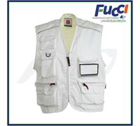 GILET DA LAVORO MULTITASCHE SMANICATO ESTIVO PAYPER POCKET UOMO PESCA CACCIA