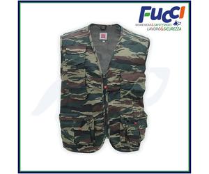 GILET DA LAVORO MULTITASCHE SMANICATO ESTIVO PAYPER POCKET UOMO PESCA CACCIA