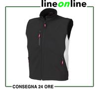 Gilet da lavoro softshell Industrial Starter Issa Vega 04005 impermeabile e t...